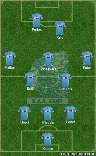 KAA Gent Formation 2017