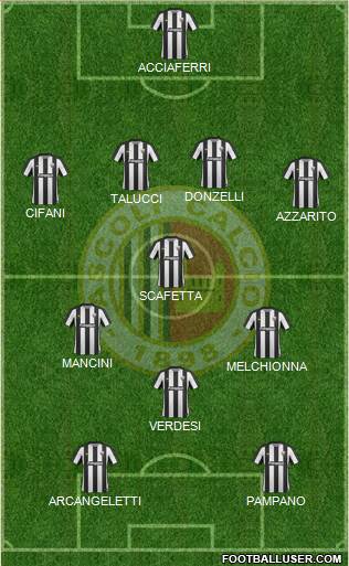 Ascoli football formation