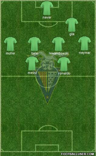 C.F. Badalona Formation 2017