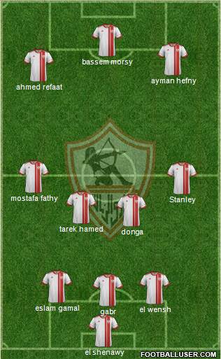 Zamalek Sporting Club football formation