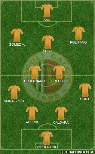 Ascoli football formation