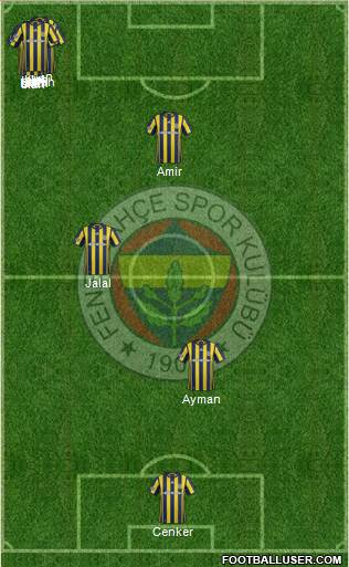 Fenerbahçe SK Formation 2017