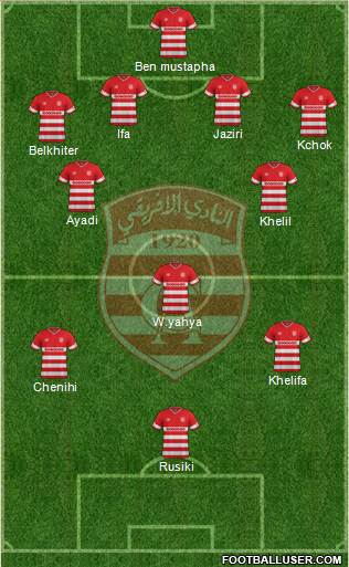 Club Africain Tunis Formation 2017