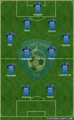 Chamois Niortais Football Club Formation 2017