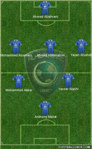 Al-Hilal (KSA) Formation 2017