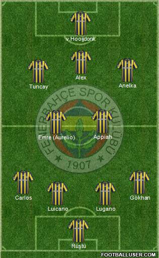 Fenerbahçe SK Formation 2017