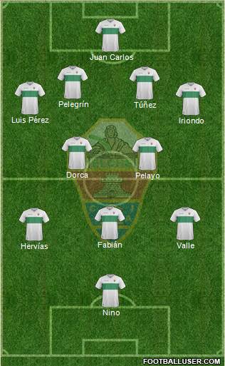 Elche C.F., S.A.D. Formation 2017