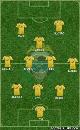 A.D. Alcorcón Formation 2017