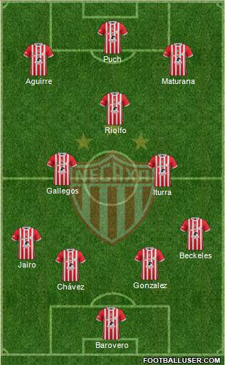 Club Deportivo Necaxa Formation 2017