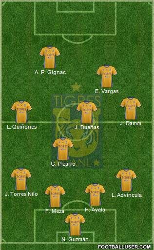 Club Universitario de Nuevo León Formation 2017