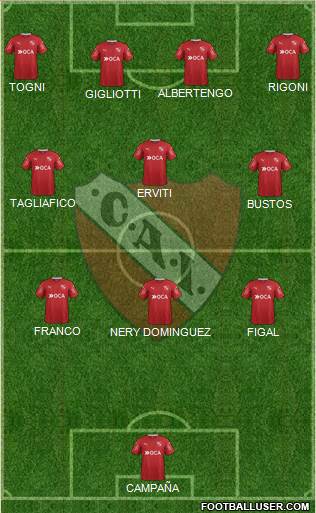 Independiente Formation 2017