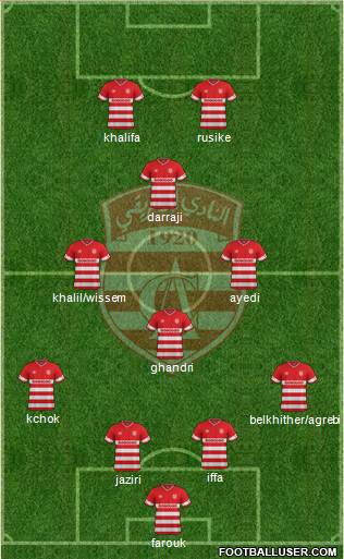 Club Africain Tunis Formation 2017