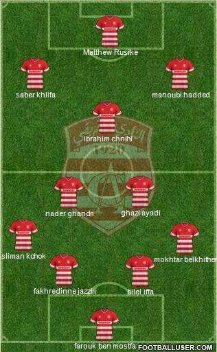 Club Africain Tunis Formation 2017