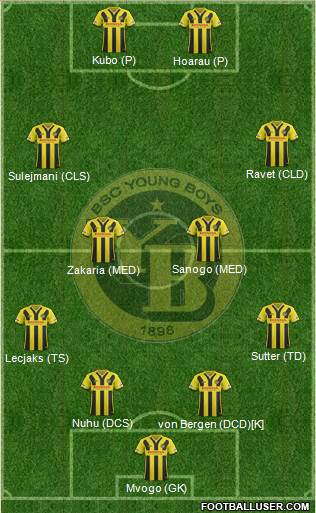 BSC Young Boys Formation 2017