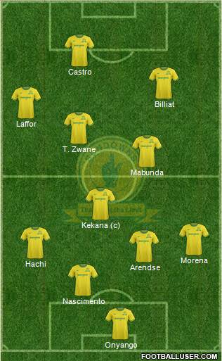 Mamelodi Sundowns football formation