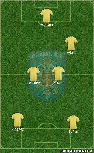 Serbian White Eagles Football Club Formation 2017