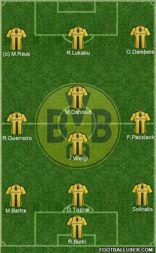 Borussia Dortmund Formation 2017