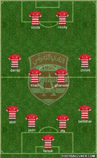 Club Africain Tunis Formation 2017