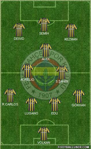 Fenerbahçe SK Formation 2017
