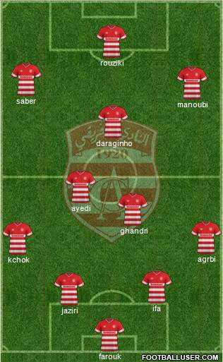 Club Africain Tunis Formation 2017
