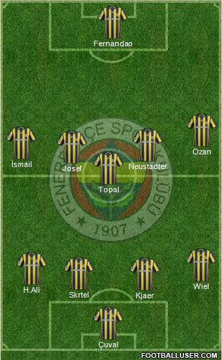 Fenerbahçe SK Formation 2017