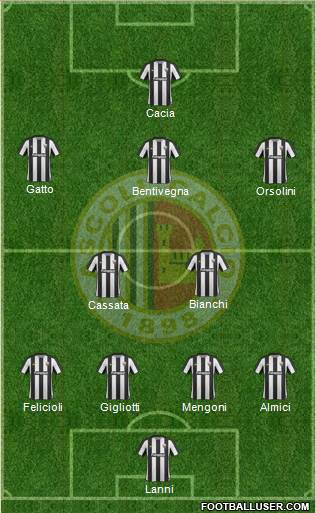 Ascoli football formation