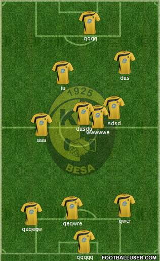KS Besa Kavajë Formation 2017