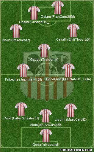 Athletic Club Ajaccien Football football formation