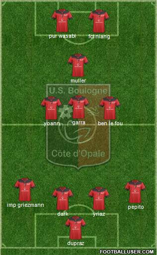 Union Sportive Boulogne Côte d'Opale Formation 2017
