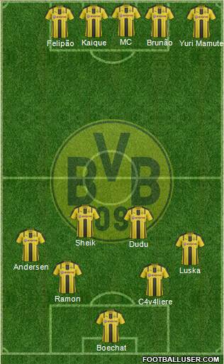 Borussia Dortmund Formation 2017