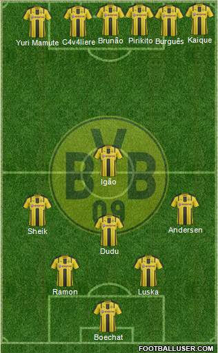 Borussia Dortmund Formation 2017