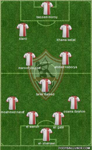 Zamalek Sporting Club football formation