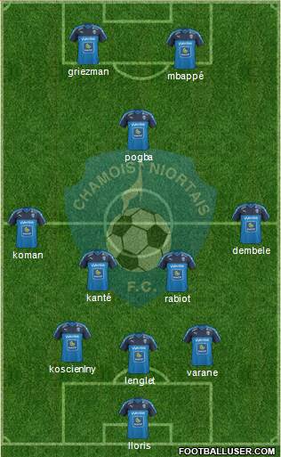 Chamois Niortais Football Club Formation 2017