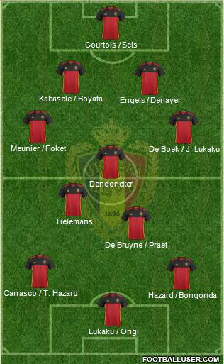 Belgium Formation 2017