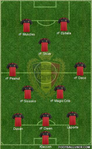 Belgium Formation 2017