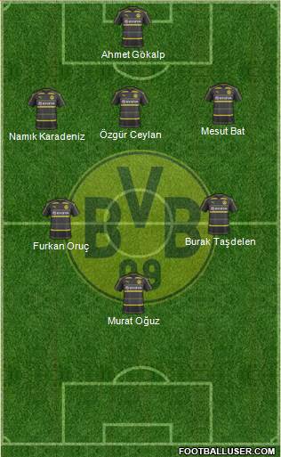 Borussia Dortmund Formation 2017