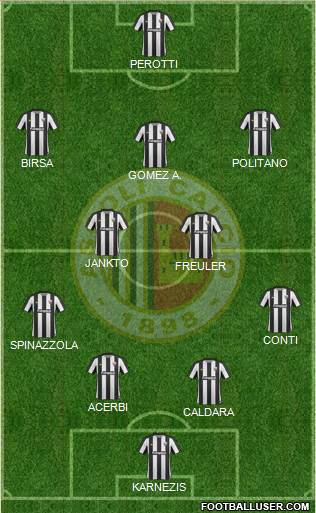 Ascoli 4-2-3-1 football formation