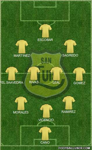 CD San Luis S.A.D.P. Formation 2017