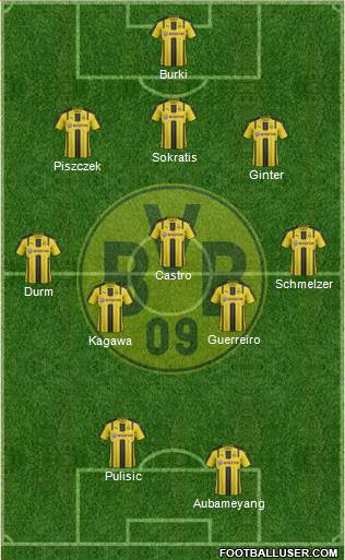 Borussia Dortmund Formation 2017
