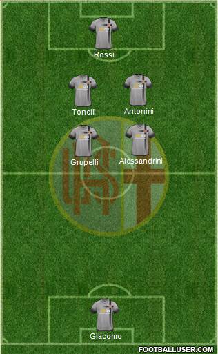 Alessandria football formation