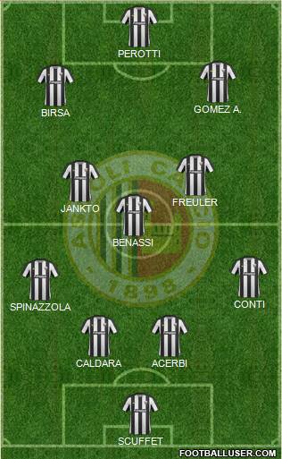 Ascoli football formation