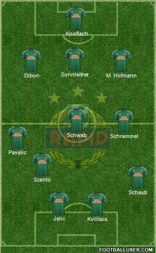 SK Rapid Wien Formation 2017