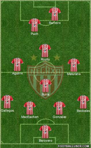 Club Deportivo Necaxa Formation 2017