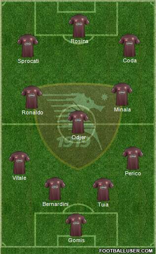 Salernitana Formation 2017