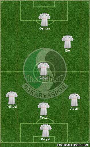 Sakaryaspor A.S. Formation 2017