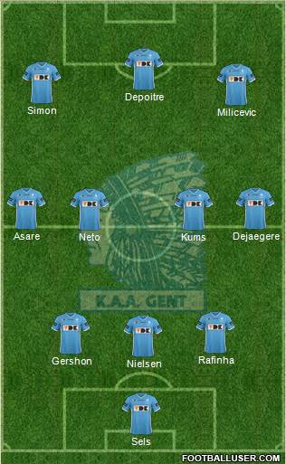 KAA Gent Formation 2017