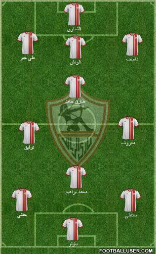 Zamalek Sporting Club Formation 2017