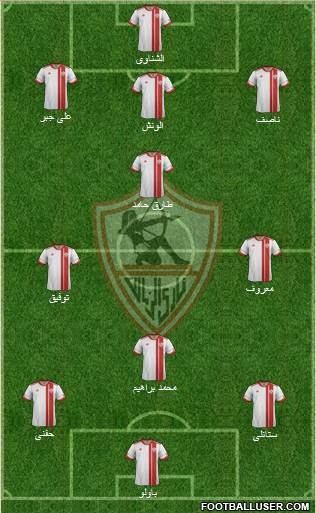 Zamalek Sporting Club football formation