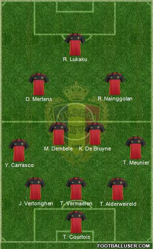 Belgium Formation 2017