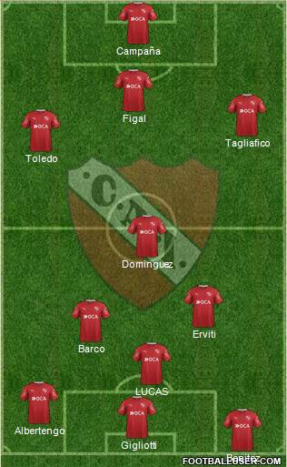 Independiente Formation 2017